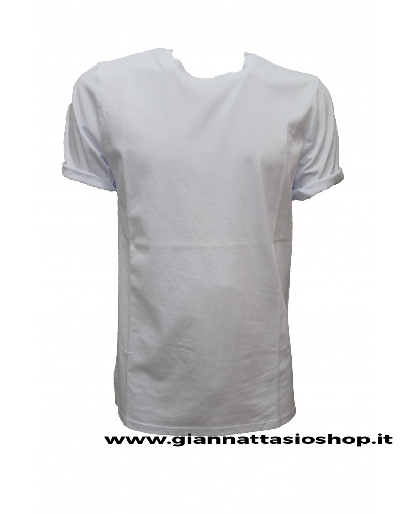 T-Shirt basico con spacchetti laterali
