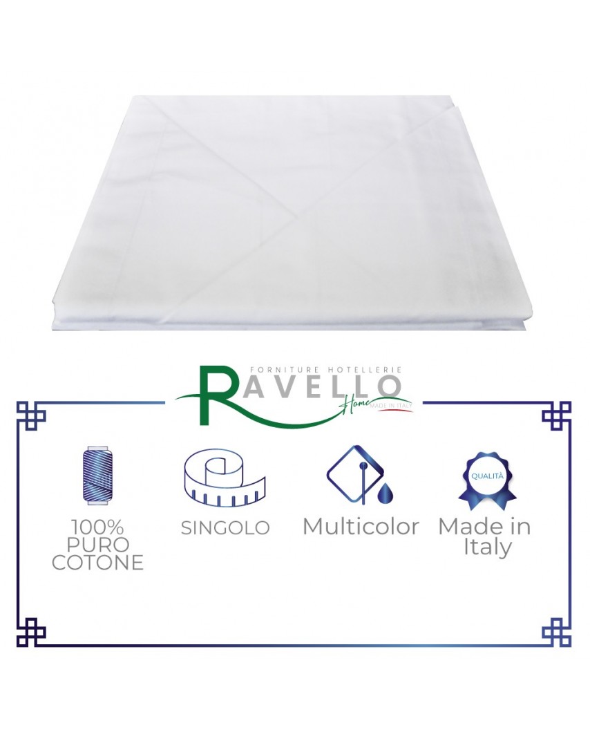 Completo Lenzuola Puro Cotone Ravello Home