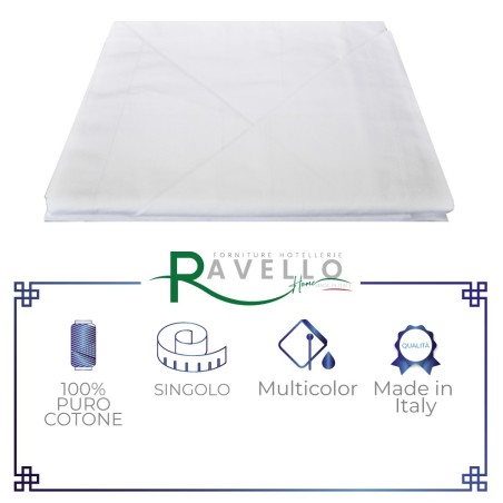 Completo Lenzuola Puro Cotone Ravello Home