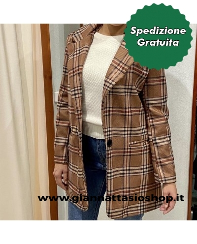 Cappotto a quadri college