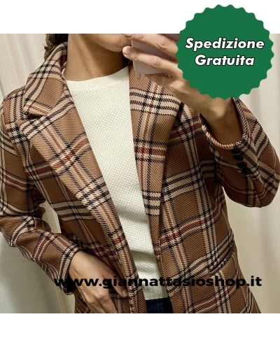 Cappotto a quadri college