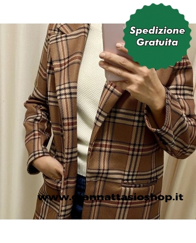 Cappotto a quadri college