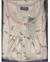 Camicia da notte manica lunga in cotone 100% Linclalor