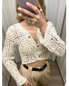 Cardigan uncinetto