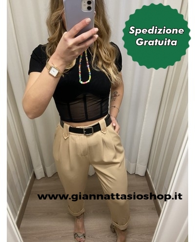 Pantalone con cintura