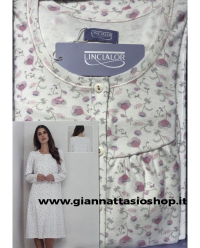 Camicia da notte manica lunga calibrata Linclalor