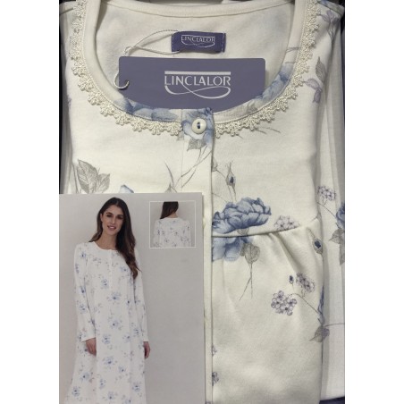 Camicia da notte cotone caldo interlook Linclalor