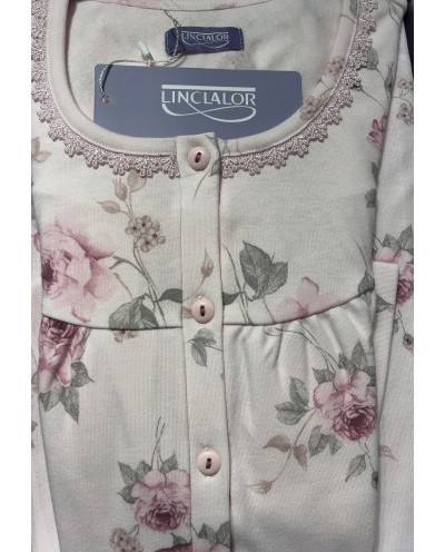 Camicia da notte cotone caldo interlook Linclalor