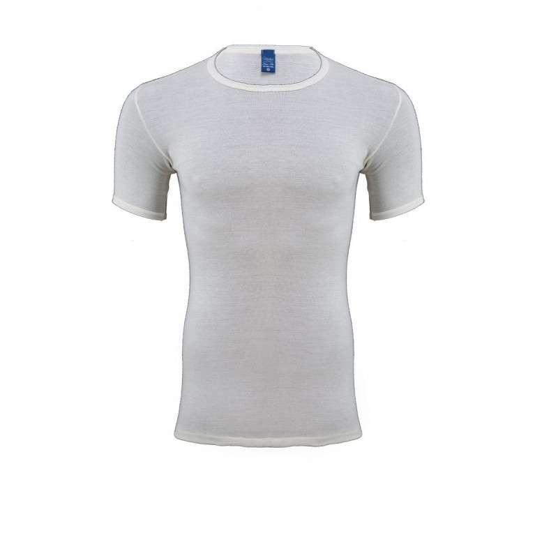 Maglia Lana Seta Mezza Manica girocollo Uomo Madiva