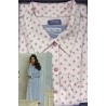 Camicia da notte con colletto cotone caldo interlook Linclalor