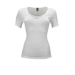 Madiva Mezza Manica con pizzo Lana e Seta Donna Cinzia