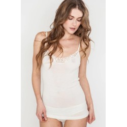 Madiva Spalla stretta con pizzo Lana e Seta Donna Cinzia