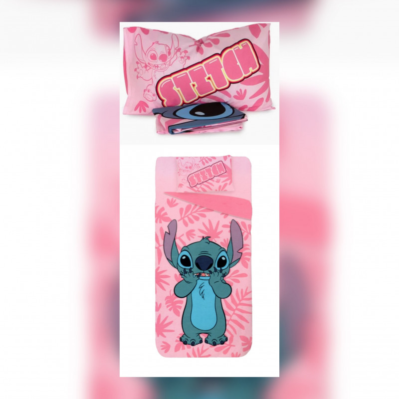 Completo lenzuola singole Lilo & Stitch Disney