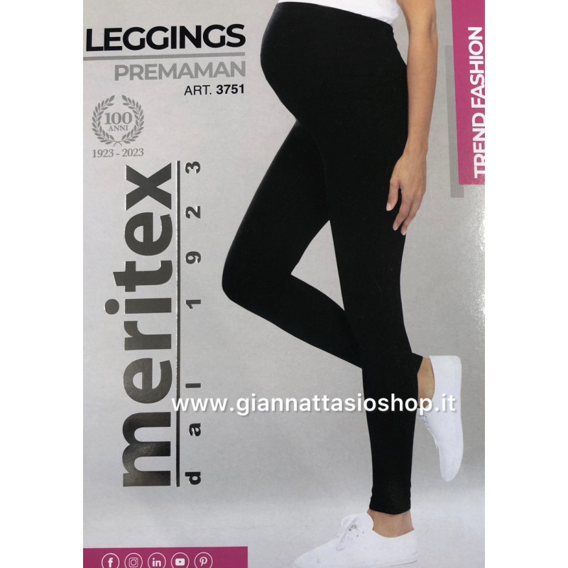 Leggings in cotone premaman donna Meritex 3751