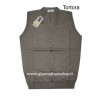 Gilet con bottoni misto lana merinos made in italy