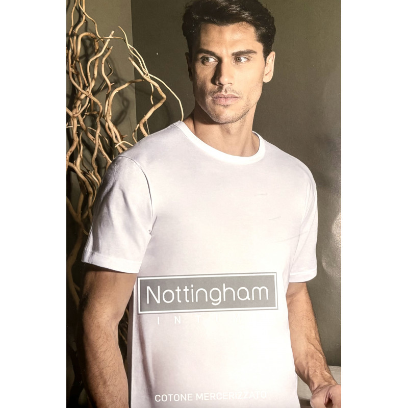 Maglia cotone mercerizzato girocollo uomo Nottingham