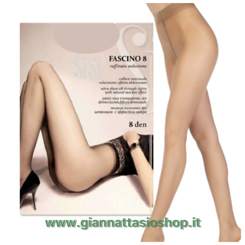 Collant tuttonudo velatissimo elasticizzato Sisi Fascino 8