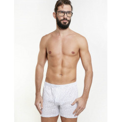 Boxer 100% in filo di scozia bianco e colorato uomo Nottingham