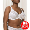 Reggiseno Triumph con ferretto sfoderato in pizzo Amourette 300w