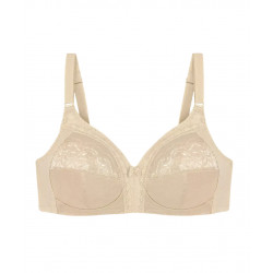 Reggiseno Triumph sfoderato senza ferretto con inserto in pizzo Claudette 104N