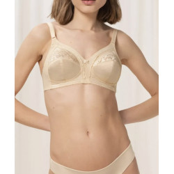 Reggiseno Triumph sfoderato senza ferretto con inserto in pizzo Claudette 104N