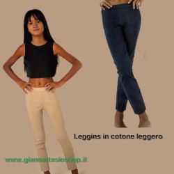 Leggings in cotone leggero...