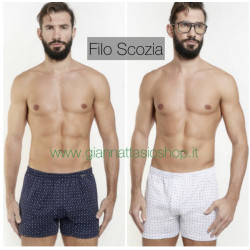 Boxer 100% in filo di...