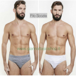 Slip 100% in filo di scozia...