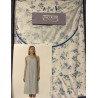 Camicia da notte spalla larga in cotone 100% Linclalor Donna