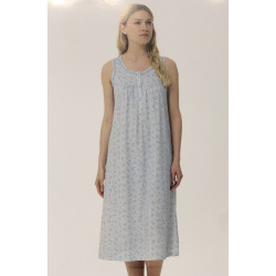 Camicia da notte Calibrata spalla larga in cotone 100% Linclalor Donna