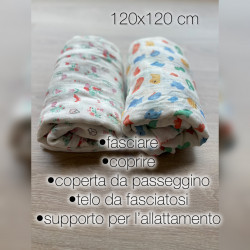 Coperta quadrata neonato/a...