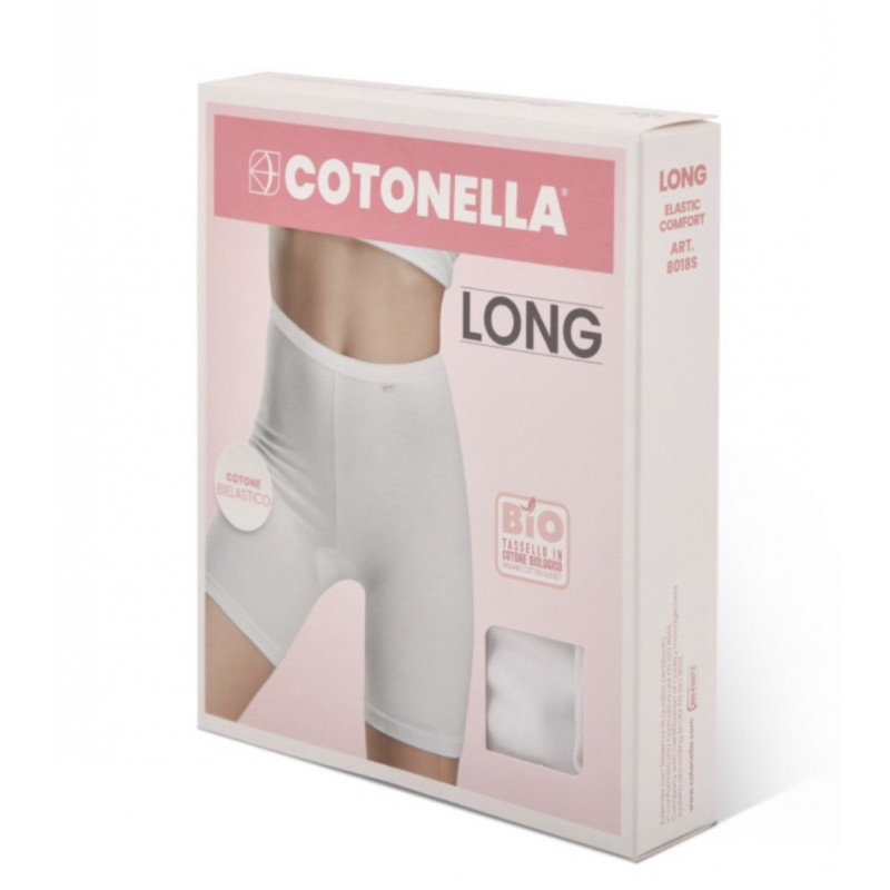 Slip in cotone con gamba Cotonella
