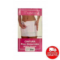 Cintura fascia post operatoria e post-parto aperta davanti con velcro Donna