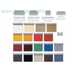Copridivano 2 Posti, 3 Posti, 4 Posti e Poltrona, Divano XL - Colori tinta unita "Color" - Genius 4D