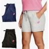 Pantaloncino corto - Shorts con elastico in vita in cotone tinta unita bambina e ragazza Lotto