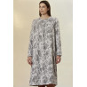 Camicia da notte in cotone felpato Linclalor