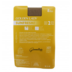Calzino velatissimo golden lady SunFresh 8 ( 2 paia )