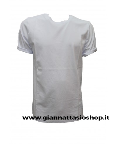 T-Shirt basico con spacchetti laterali